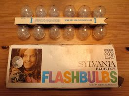 Sylvania Blue Dot Flashbulbs, 12 Stk. DC-25-IE