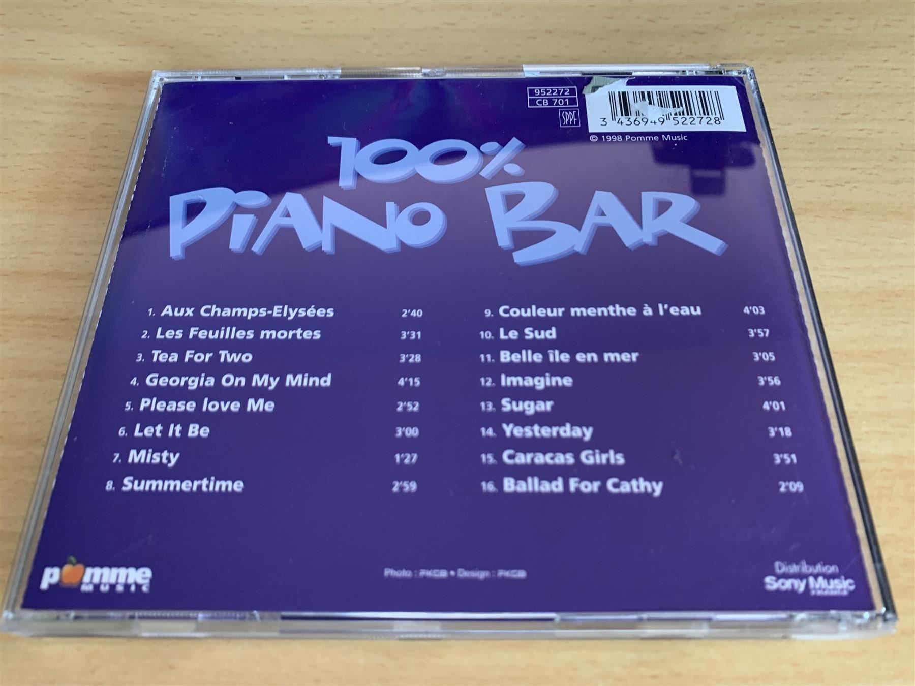 CD: Various Artists - 100% Piano Bar – Usato da Rikon im Tösstal venduto da Alpenmutz 1