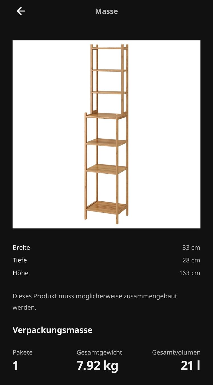 Ikea Scaffali: Ikea Rågrund Bambus – Usato da Wädenswil venduto da plantmom 2