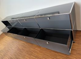 USM Haller Sideboard Anthrazit 8 Fächer guter Zustand