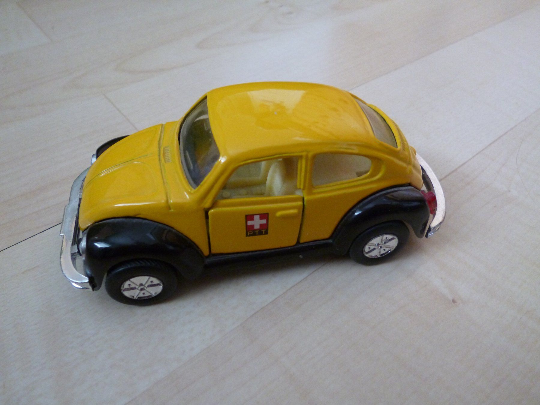 Volkswagen Modellini d'auto: gelbes Postauto VW Käfer PTT  SS 4727 – Usato da Dättlikon venduto da Mamakuga 5