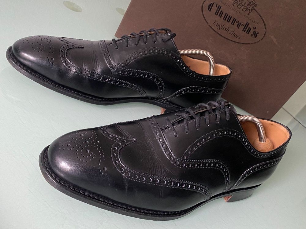 Damen Retro Oxford Schuhe Schwarz Weiß Blumenprint Produktbild-Vorschau 7