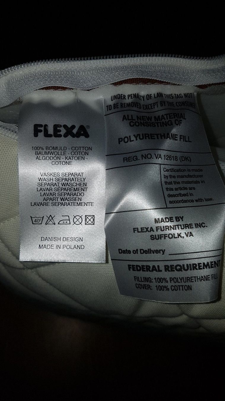 Flexa Cuscini: 3 Flexa Kissen weiss /Braun gestreift – Nuovo e nell'imballaggio originale da Schwarzenburg venduto da Flamingo07 2