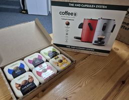 CoffeeB Horizon weiss + 6 x 9 Kaffee Bälle / Neu & OVP
