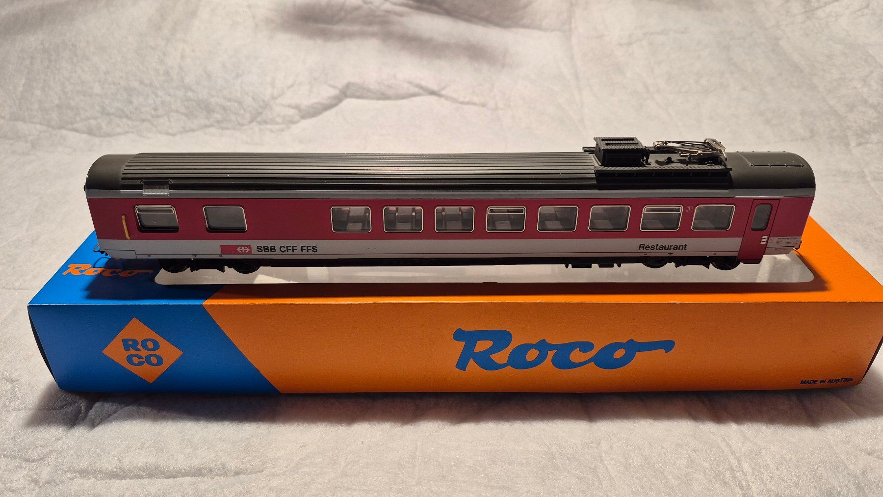 Roco Modellini di ferrovie: Roco Speiswagen EW IV SBB, H0, DC – Usato da Freienstein venduto da Gotthardlok