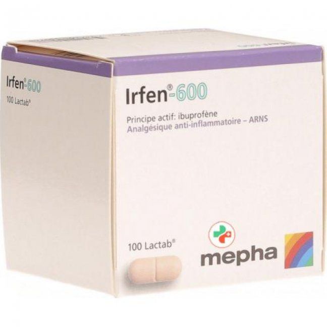 Irfen, Lactab 600 Mg Blist 100 Stk, fabrikneu & ungebraucht (Neu und ...