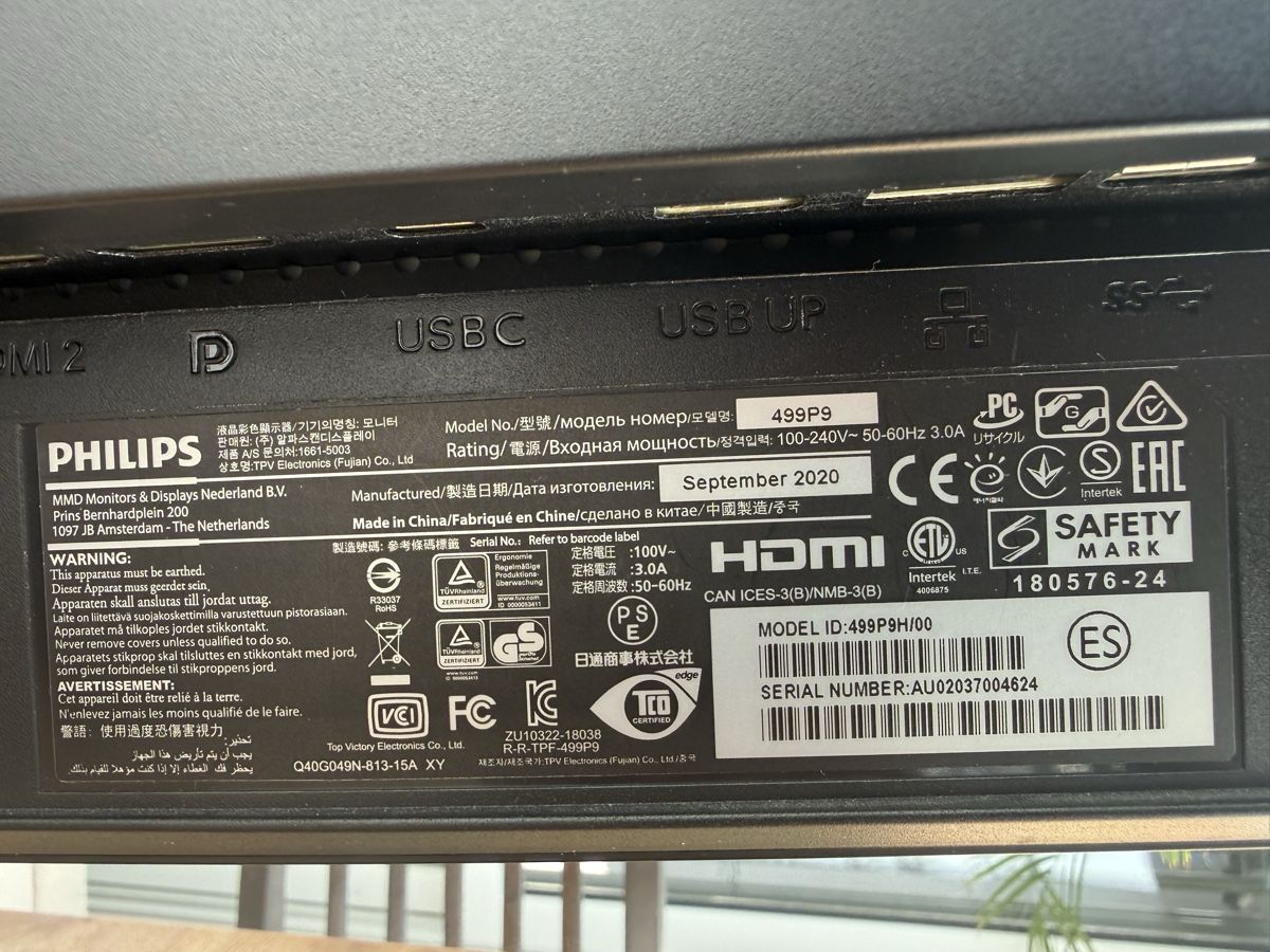 Philips Monitor: Philips 499P9H  – Usato da Fällanden venduto da imo_p5bz 2