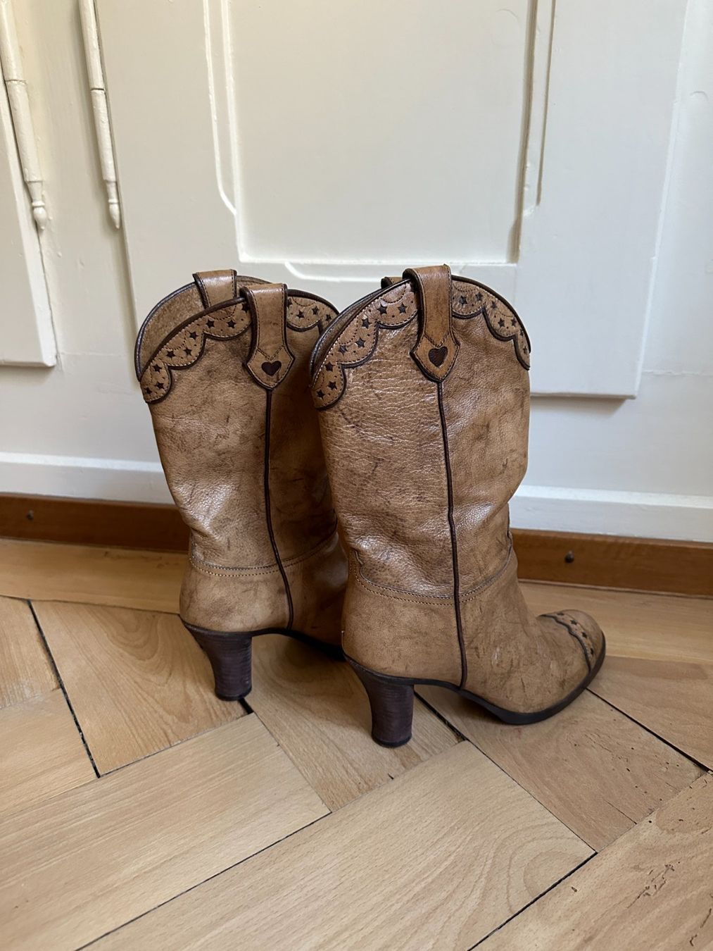 Sartore Scarpe da donna: SARTORE - Leder Stiefel hellbraun 35 – Usato da Zürich venduto da Diazaio 2