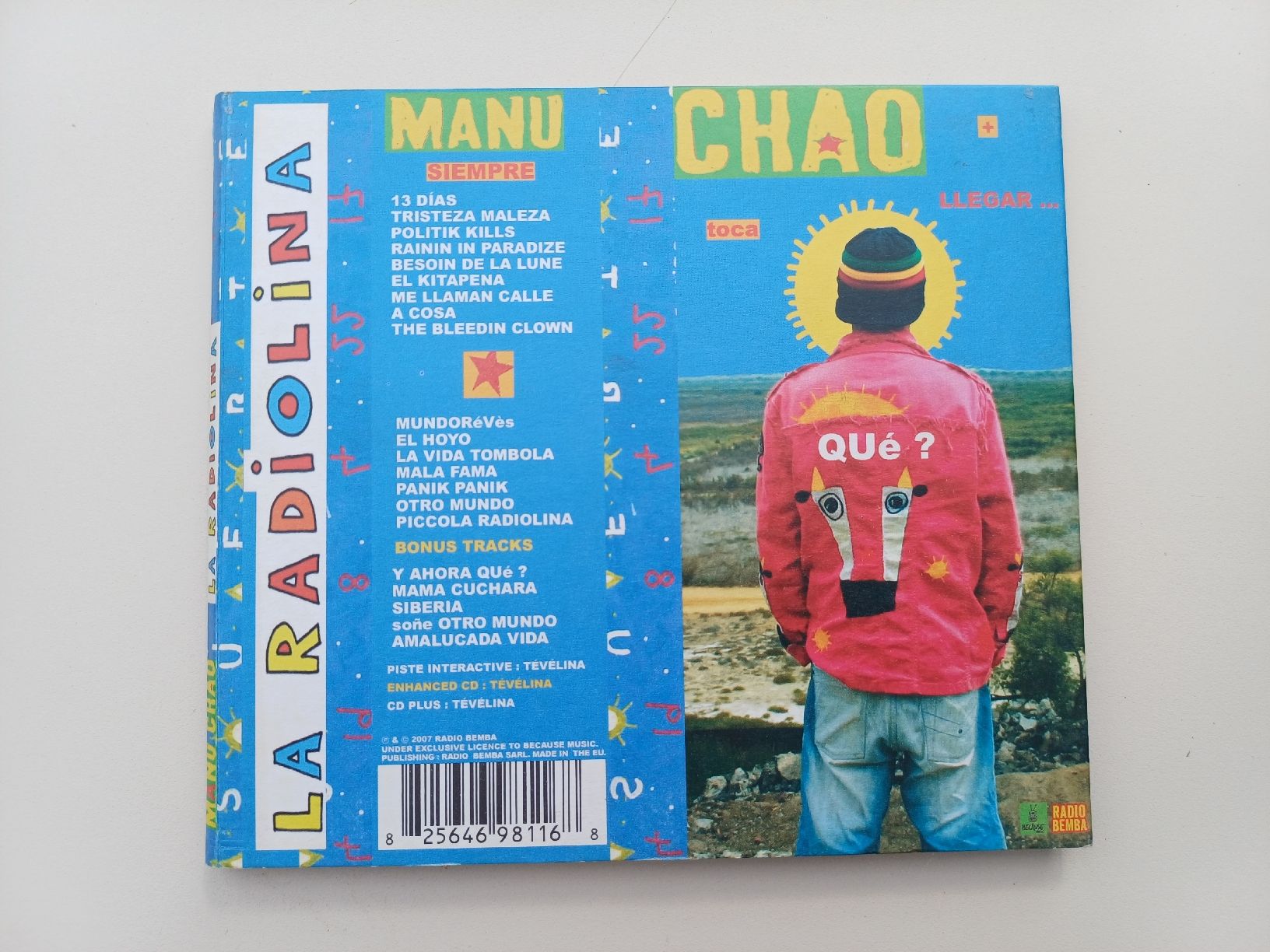 CDs: Manu Chao "La Radiolina" CD digipack  – D'occasion à Begnins par Drastic-Sound 1