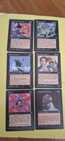 Magic The Gathering MTG Ice Age – 6x schwarze Karten 