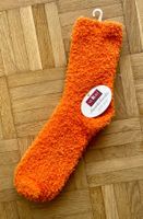 Kuschelsocken, orange, Gr. 39-42, NEU
