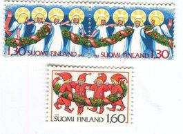 Briefmarken "Weihnachten". Finnland.