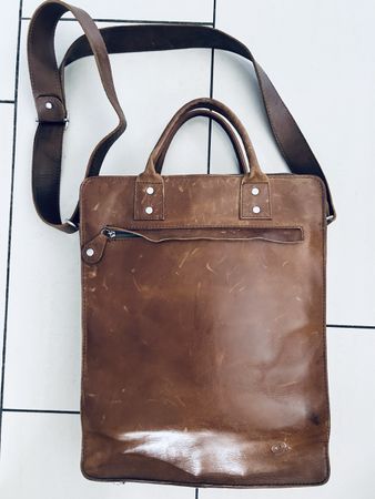 Ledertasche Akt BOLSO PASEO Umhängetasche Messanger Vintage