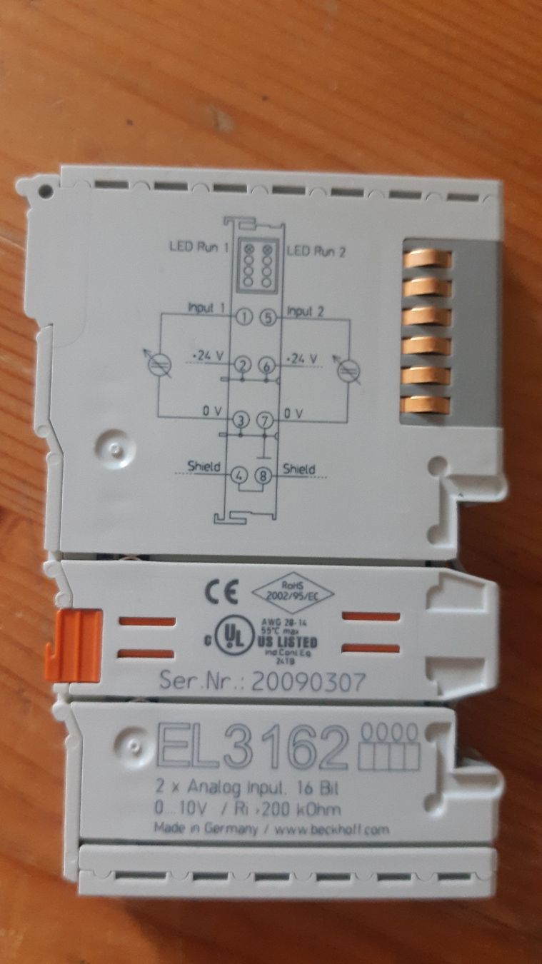Beckhoff Composants électroniques: Beckhoff EL3162 Analogmodul 2x Eingang – Neuf (Voir description) à Oey par Parkplatzbrocki
