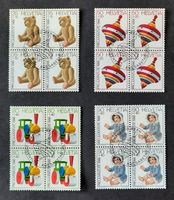 10-10-5 Timbres Pro Juventute ET 25.11.86Jouets pour enfants