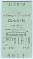 Billette Horgen o Horgen Oberdorf – Zürich HB