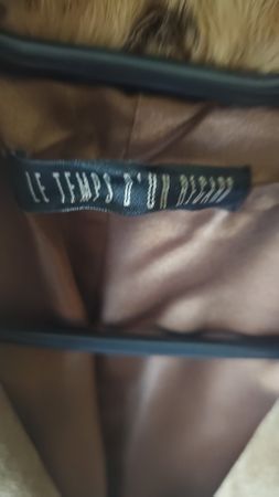 Manteau Lapin véritable  T42" Le Temps d'un Plaisir" neuf!