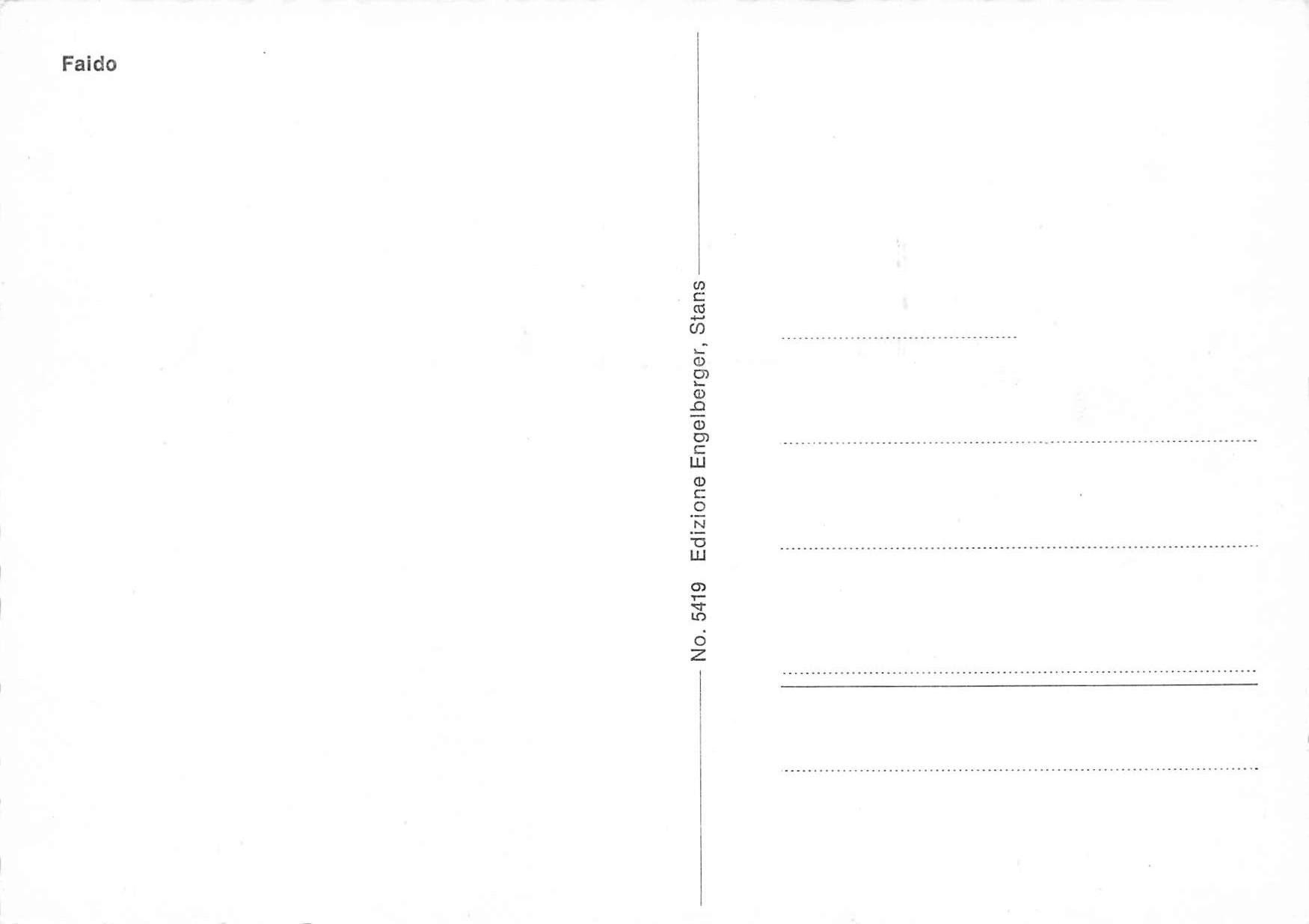Cartoline postali: Faido Leventina – Usato da Biasca venduto da Blenio71 1