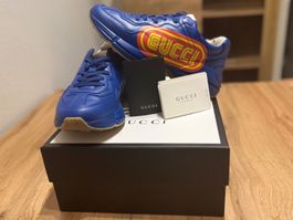 Gucci Rhyton SEGA - Print Sneaker Bleu “AS NEW”