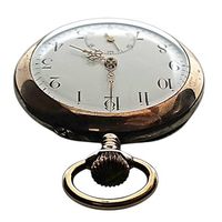 Taschenuhr antik vergoldet