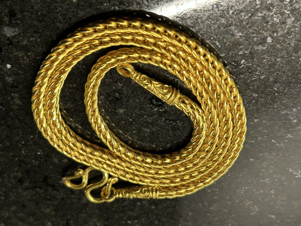 Catenine: Goldkette 23 Karat Neuwertig – Nuovo e nell'imballaggio originale da Bern venduto da wow_wow