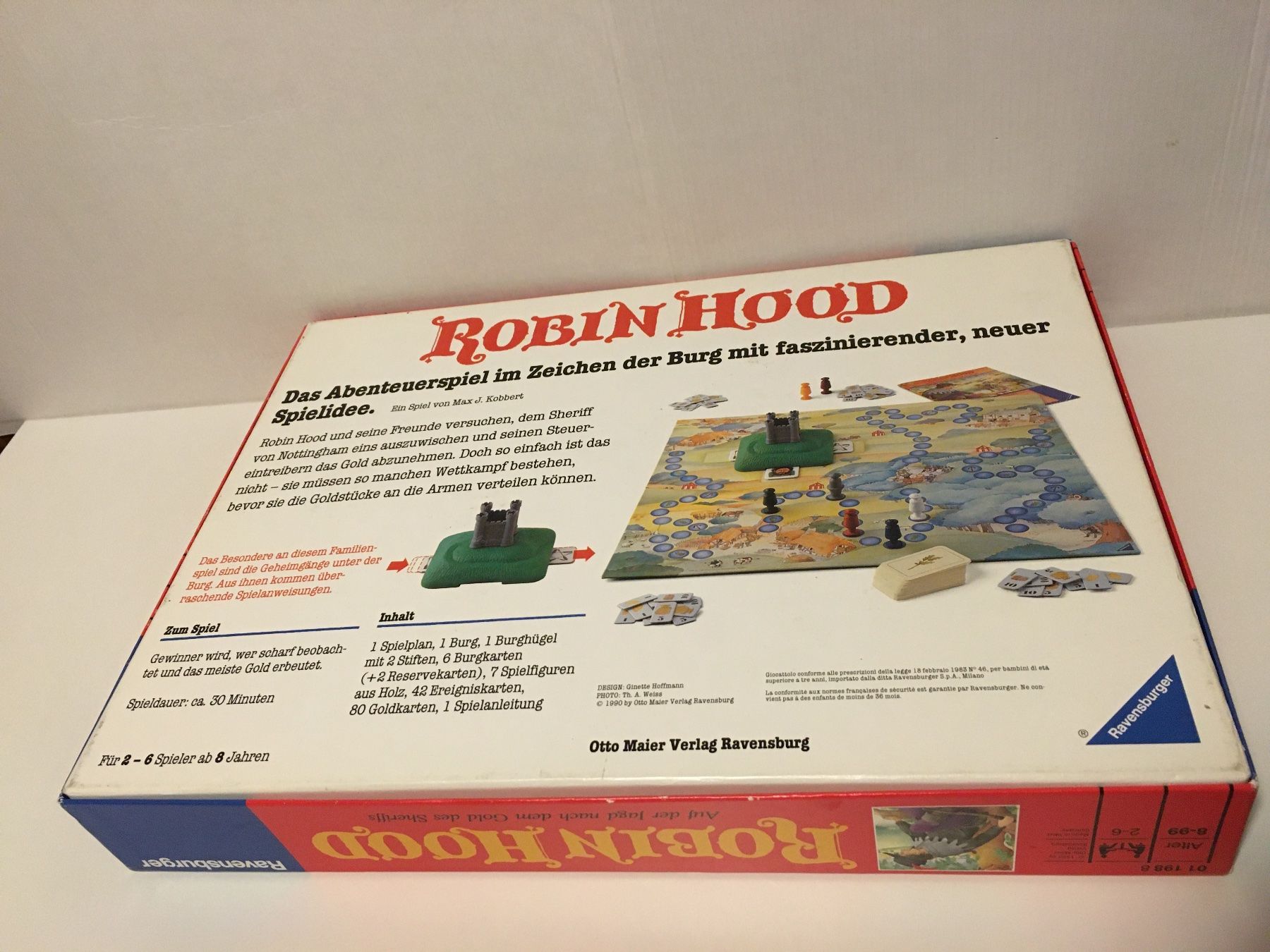 Ravensburger Giochi: ROBIN HOOD - Spiel von Ravensburger - 1990 – Usato da Andwil SG venduto da Rainboli 4