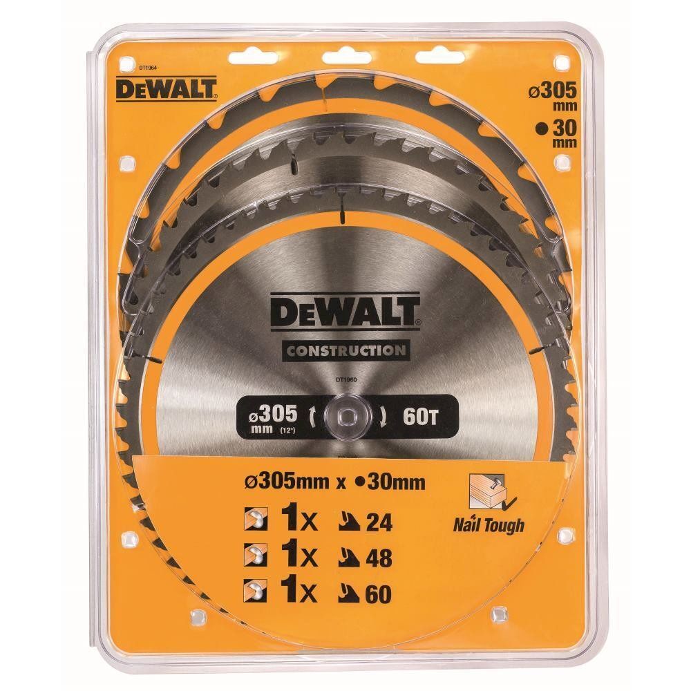 Sägen: DeWalt Kreissaegeblatt-Set 3-tlg. – Neu und originalverpackt aus Bottighofen von zaap 1