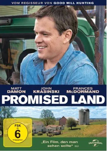 Alle DVDs: DVD PROMISED LAND mit Matt Damon – Neu (gemäss Beschreibung) aus M* von oneflower