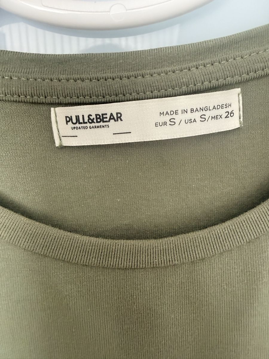 Pull&Bear Kleider: Pull&Bear Kleid khaki, Grösse S, NEU, Baumwolle – Neu (gemäss Beschreibung) aus Einsiedeln von important__ 2
