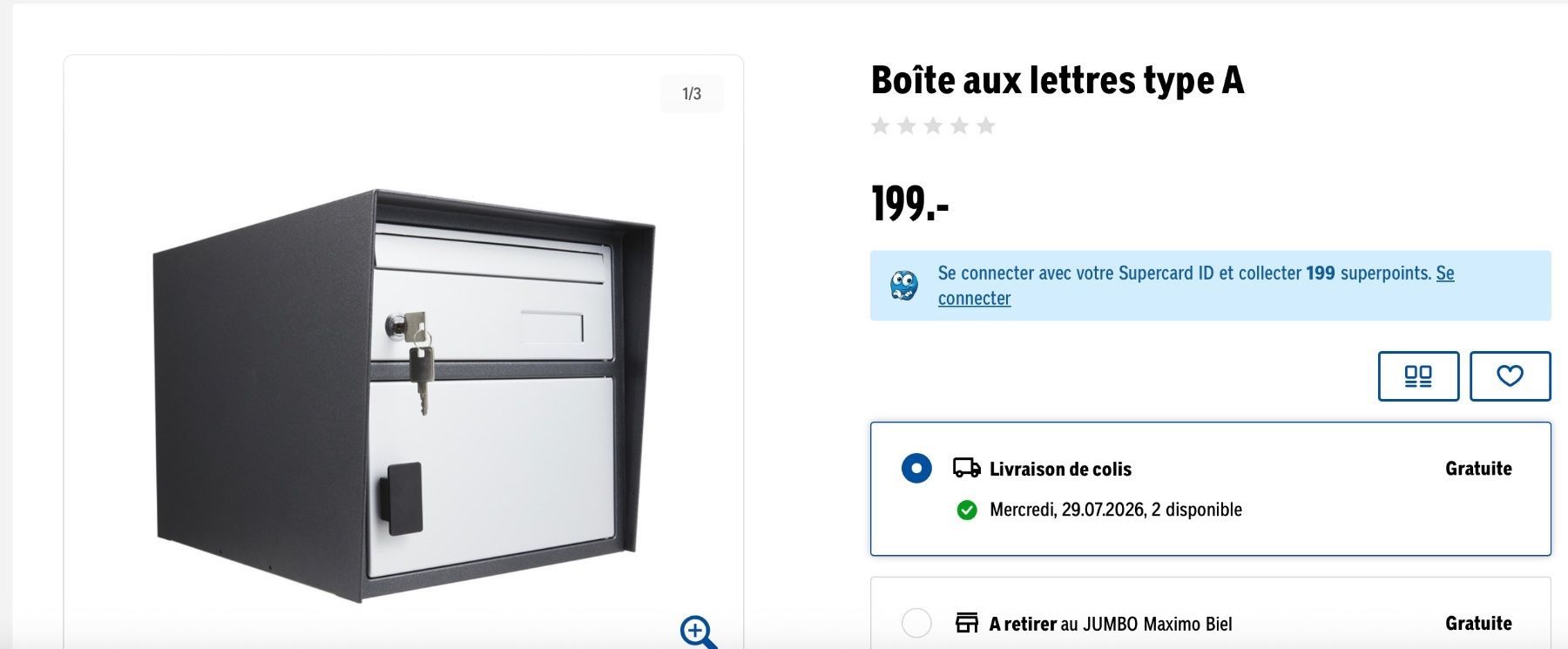 Autres articles pour la maison: Boite à lettre type A – D'occasion à Bienne par Daniel_Schader 4