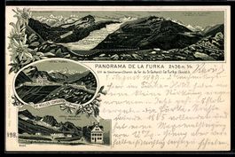 Litho Furka, Panorama de la Furka, Hotel