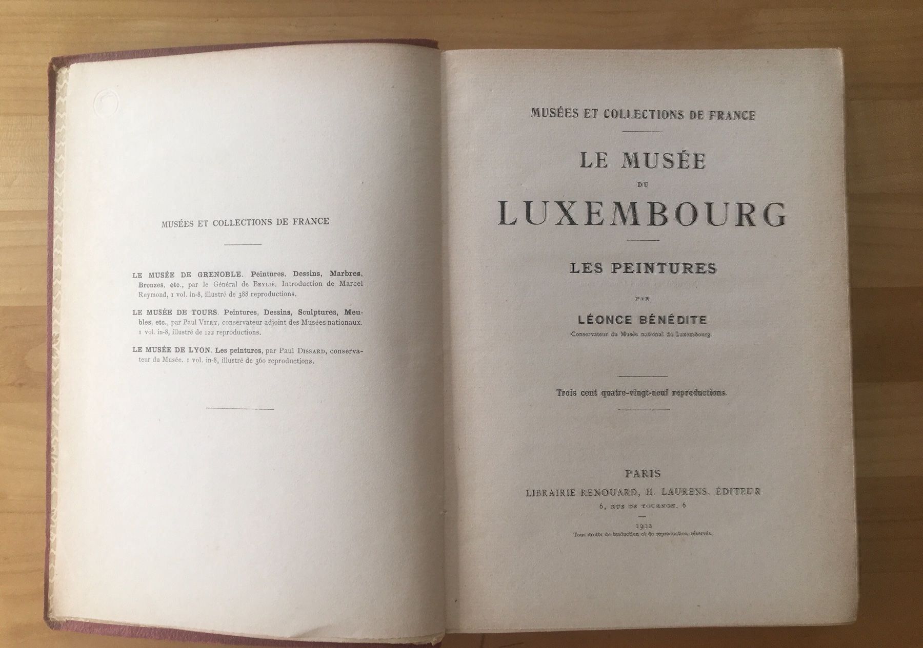 Libri: Le Musée du Luxembourg – Usato da Zürich venduto da mirjamgg 1