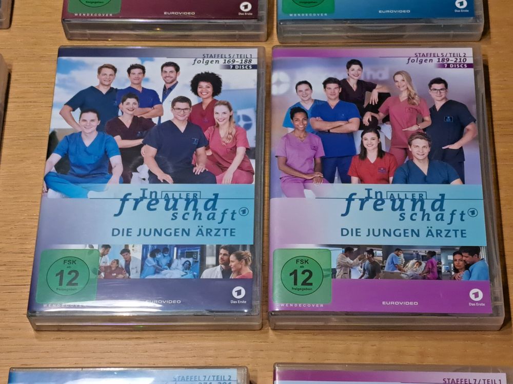 Komplett Staffeln 1-7 in aller Freundschaft Die jungen Ärzte (Gebraucht ...