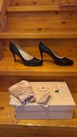 PRADA STILETTO vernice saffiano noir taille 40,5 IT