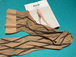 Wolford collant con linee nuovo, taglia S/M