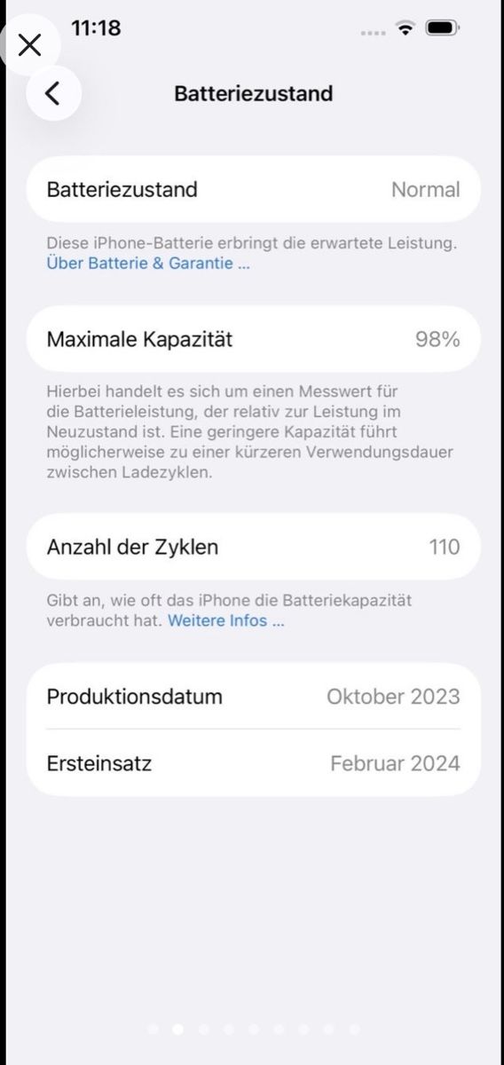 Apple Telefoni cellulari / Smartphones: Apple iPhone 15 Weiss - Akku 98% - Top – Usato da Ebikon venduto da cellinskis 2