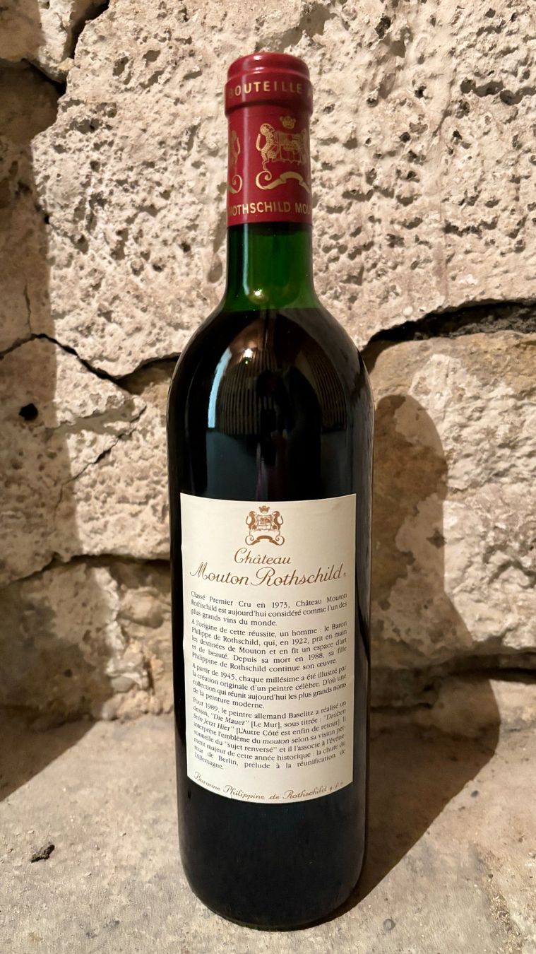 Mouton Rothschild Wein: Château Mouton-Rothschild 1989 – Neu und originalverpackt aus Biel/Bienne von Lintonson 3