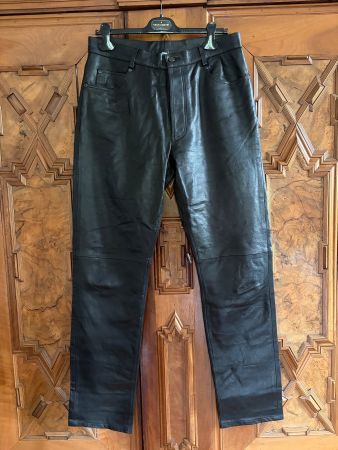 LEDER Hose Gr. 36 /Herren 100% glänzendes Leder / NEU