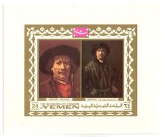 Block "Malerei. Rembrandt". Jemen.