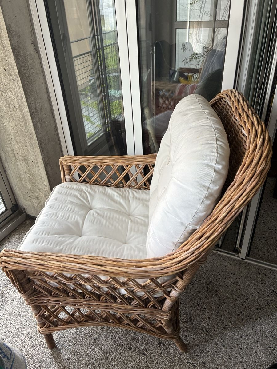 Fauteuils: 2 massive Korbsessel von PFISTER – D'occasion à Niederwangen BE par grro1 1