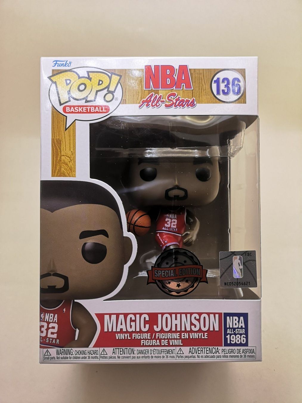 Funko Figuren: Funko Pop Magic Johnson #136 – Neu und originalverpackt aus Riehen von _TheCollectorShop_