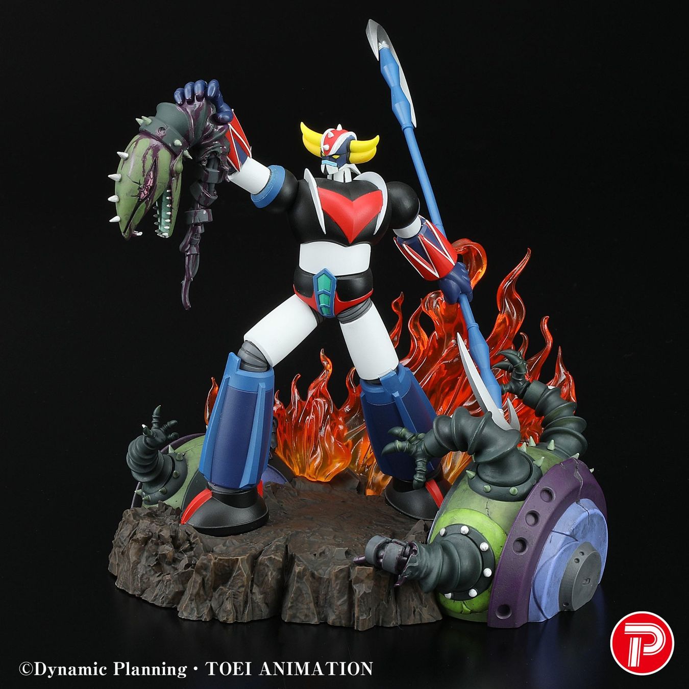 Statuette: Grendizer Scene Selection 01 Grendizer a cry of Victory 14cm – Nuovo e nell'imballaggio originale da St-Imier venduto da ATTAKSHOP 4
