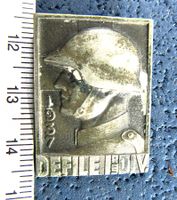 MILITÄR SCHWEIT 1937 DEFILE IRE.DIV. ABZEICHEN VINTAGE ANTIK