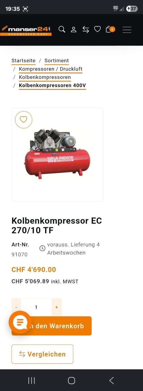 Compresseurs: Kompressor 2 Zylinder 400V – D'occasion à Münchwilen TG par wiolusia2 6