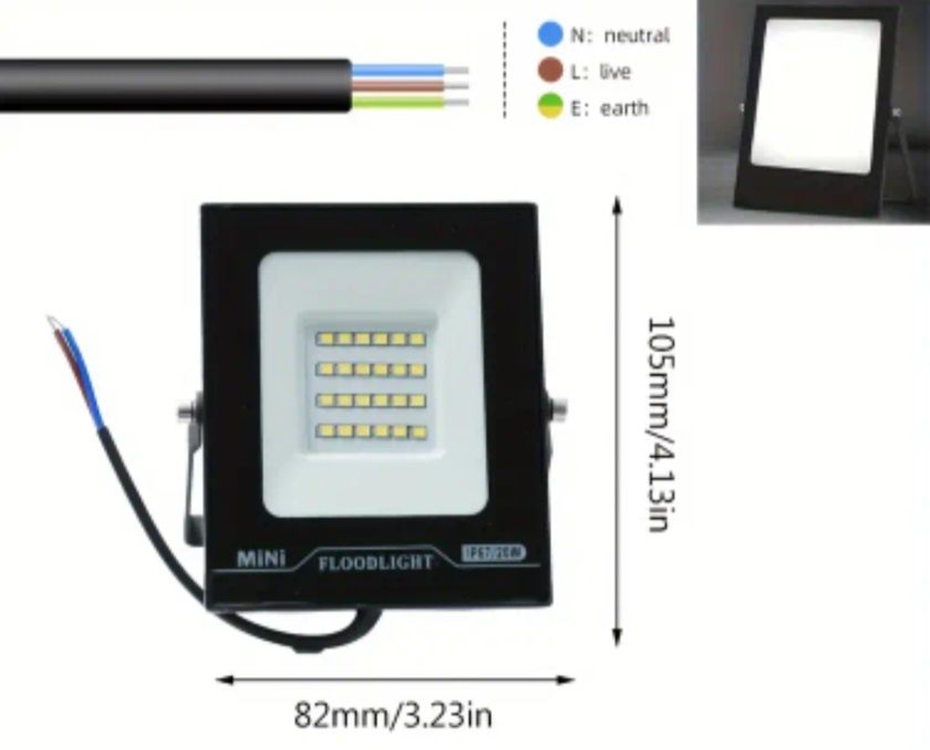 Proiettori: 2 projecteur led 20 watt cold white – Nuovo e nell'imballaggio originale da Urtenen - Schönbühl venduto da ssami 2