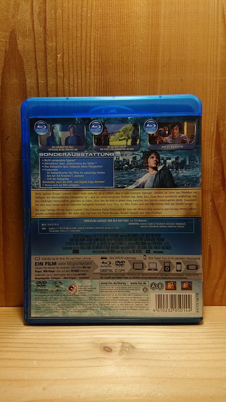 Tutti i DVDs: PERCY JACKSON 1 und 2 Blu-Ray – Usato da Wilderswil venduto da Exebub 2