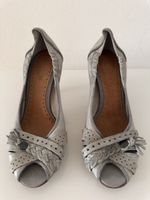 CafèNoir Peeptoes, mintgrün,Gr. 38, Echtleder, guter Zustand