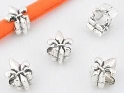 Perle Lilie Metall mit mind. 4mm Loch