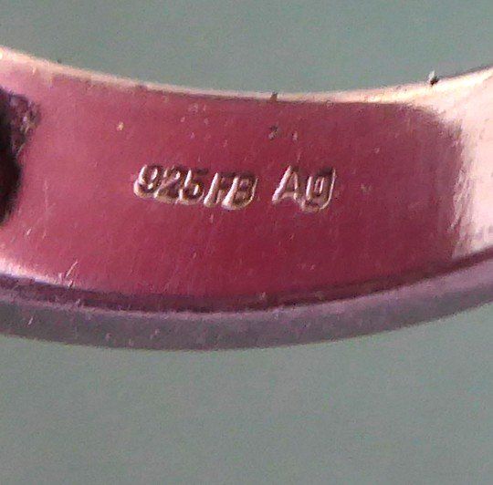 Anelli: Ring 925 Silber mit synthetischen Steinchen – Usato da Muri AG venduto da silvermouse007 4