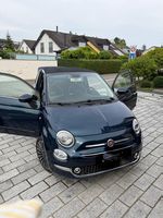 Fiat 500 Cabriolet dunkelblau Kleinwagen super Zustand